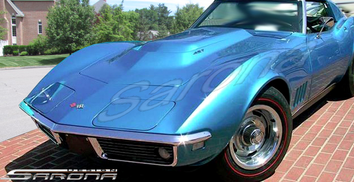 Custom Chevy Corvette  Coupe & Convertible Hood (1968 - 1972) - $975.00 (Part #CH-010-HD)